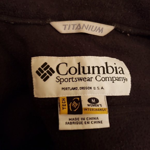 EUC Columbia Titanium fleece jacket sz M - Picture 5 of 7